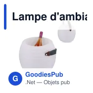 Lampe d'ambiance personnalisable Coollux avec haut-parleur sans fil et logo - Miniature 1