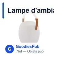 Lampe d'ambiance personnalisable Coollux Mini avec haut-parleur sans fil et logo - Miniature 2