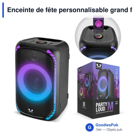 Enceinte de fête personnalisable grand format avec logo - Fresh 'n Rebel Party Loud M