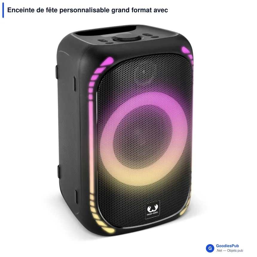 Enceinte de fête personnalisable grand format avec logo - Fresh 'n Rebel Party Loud M - Image 2