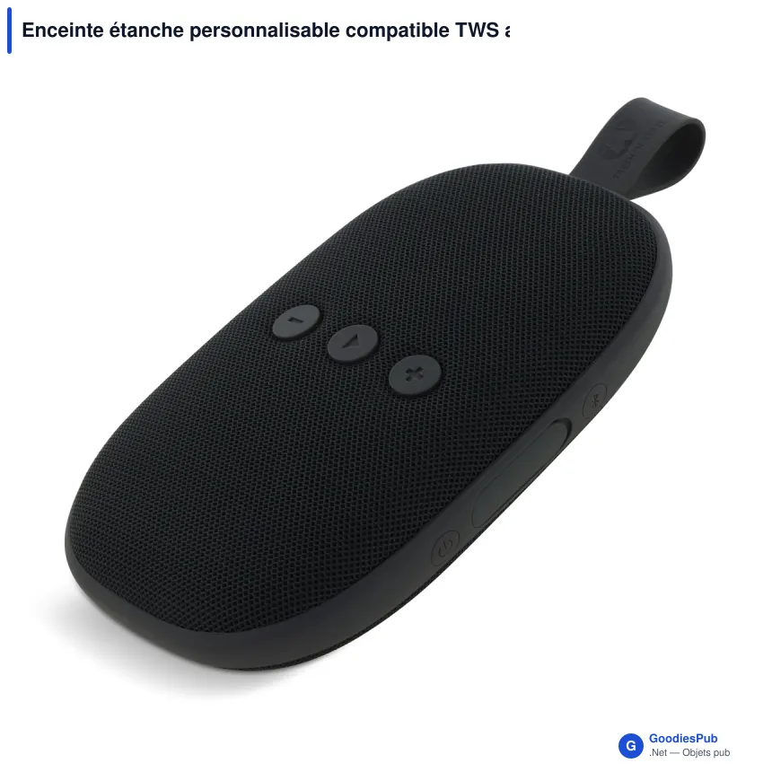 Enceinte étanche personnalisable compatible TWS avec logo - Fresh 'n Rebel Rockbox Bold X - Image 2