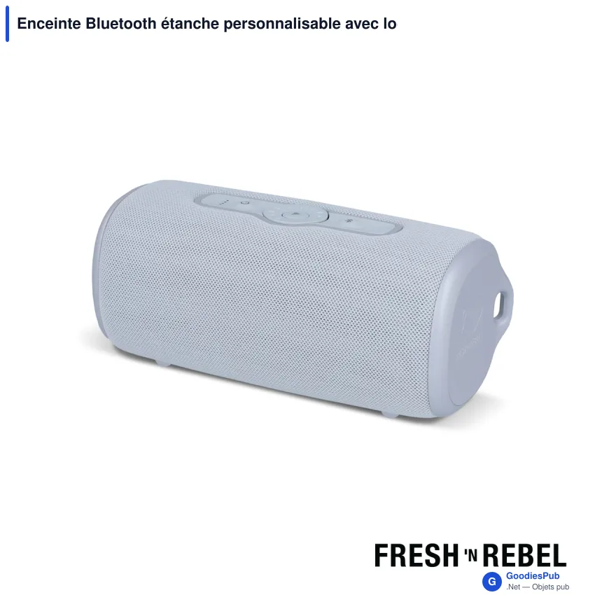 Enceinte Bluetooth étanche personnalisable avec logo - Fresh 'n Rebel Bold M2 - Image 4