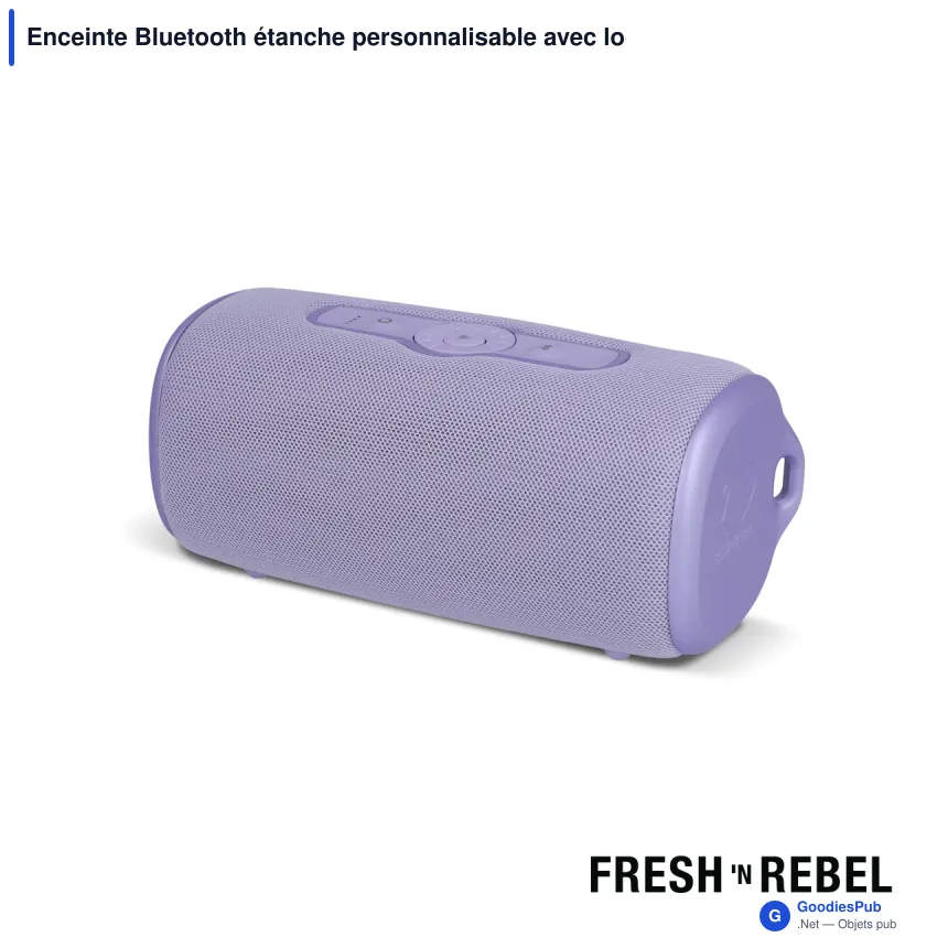 Enceinte Bluetooth étanche personnalisable avec logo - Fresh 'n Rebel Bold M2 - Image 5