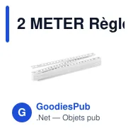 2 METER Règle pliable 2m. - Miniature 2
