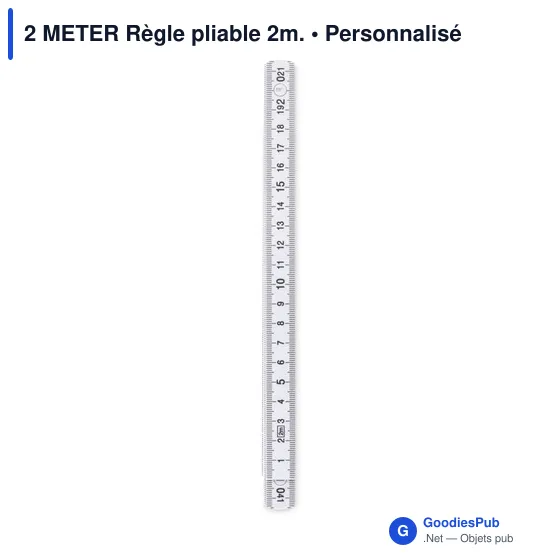 2 METER Règle pliable 2m. - Image 3