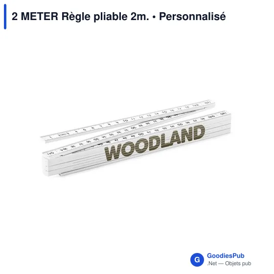 2 METER Règle pliable 2m. - Image 4