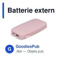 Batterie externe personnalisable 12 000 mAh USB-C 20 W avec logo - Fresh 'n Rebel - Miniature 2