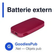 Batterie externe personnalisable 12 000 mAh USB-C 20 W avec logo - Fresh 'n Rebel - Miniature 3