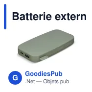 Batterie externe personnalisable 12 000 mAh USB-C 20 W avec logo - Fresh 'n Rebel - Miniature 4