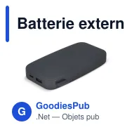 Batterie externe personnalisable 12 000 mAh USB-C 20 W avec logo - Fresh 'n Rebel - Miniature 8