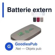 Batterie externe personnalisable 18 000 mAh USB-C 20 W avec logo - Fresh 'n Rebel - Miniature 1