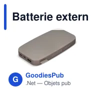 Batterie externe personnalisable 18 000 mAh USB-C 20 W avec logo - Fresh 'n Rebel - Miniature 4