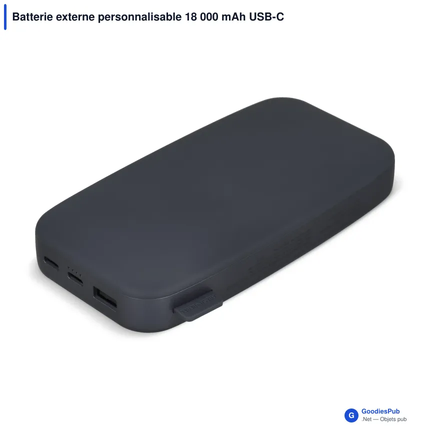 Batterie externe personnalisable 18 000 mAh USB-C 20 W avec logo - Fresh 'n Rebel - Image 8