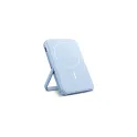 Variante Bleu pastel - Batterie sans fil personnalisable 5000 mAh compatible MagSafe avec logo - Fresh 'n Rebel