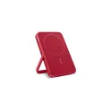 Variante Rouge - Batterie sans fil personnalisable 5000 mAh compatible MagSafe avec logo - Fresh 'n Rebel