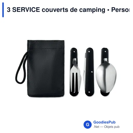 3 SERVICE couverts de camping