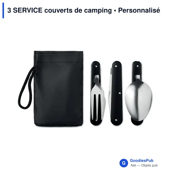 3 SERVICE couverts de camping - Image 1