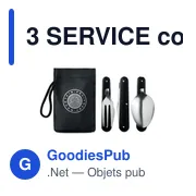 3 SERVICE couverts de camping - Miniature 2
