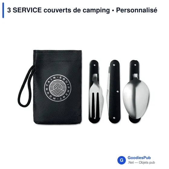 3 SERVICE couverts de camping - Image 2