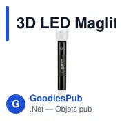 Lampe torche personnalisable 3D LED Maglite® USA avec logo - Miniature 2