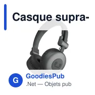 Casque supra-auriculaire sans fil personnalisable avec logo - Fresh 'n Rebel Code Core - Miniature 2