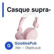 Casque supra-auriculaire sans fil personnalisable avec logo - Fresh 'n Rebel Code Core - Miniature 3