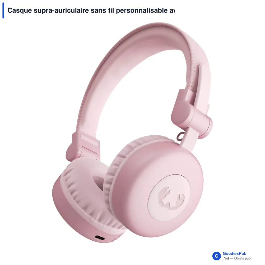 Casque supra-auriculaire sans fil personnalisable avec logo - Fresh 'n Rebel Code Core - Image 3