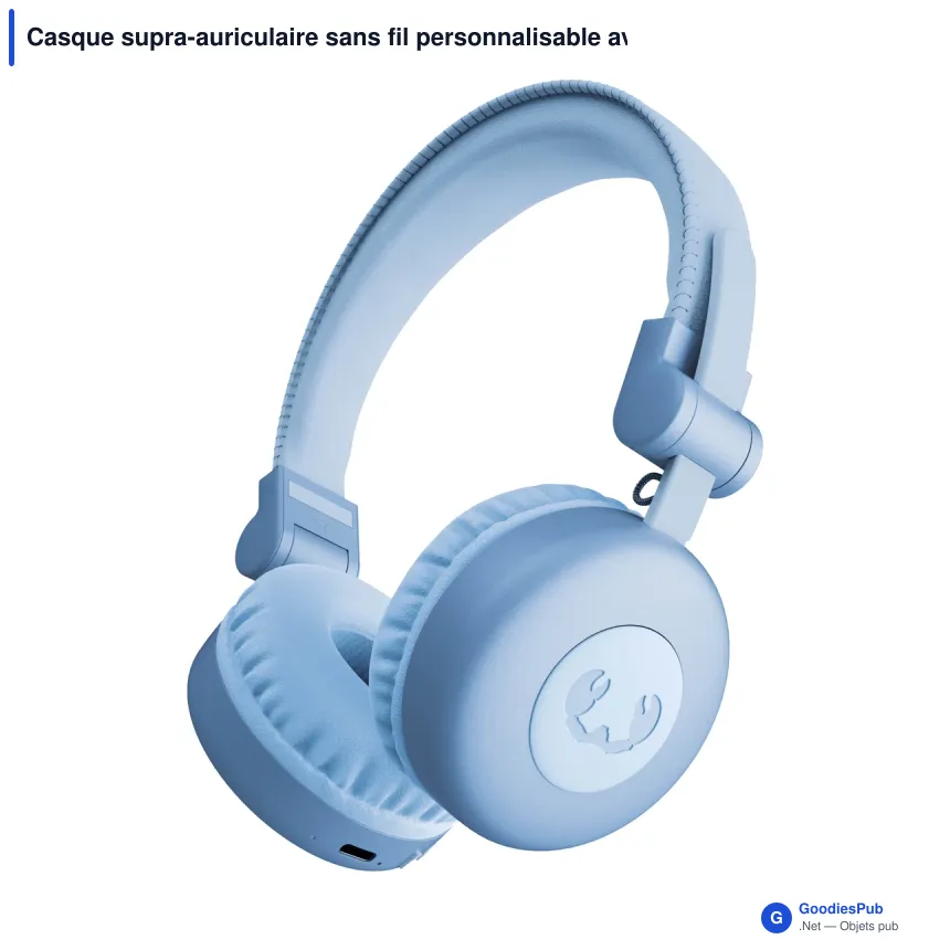 Casque supra-auriculaire sans fil personnalisable avec logo - Fresh 'n Rebel Code Core - Image 4