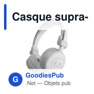 Casque supra-auriculaire sans fil personnalisable avec logo - Fresh 'n Rebel Code Core - Miniature 5