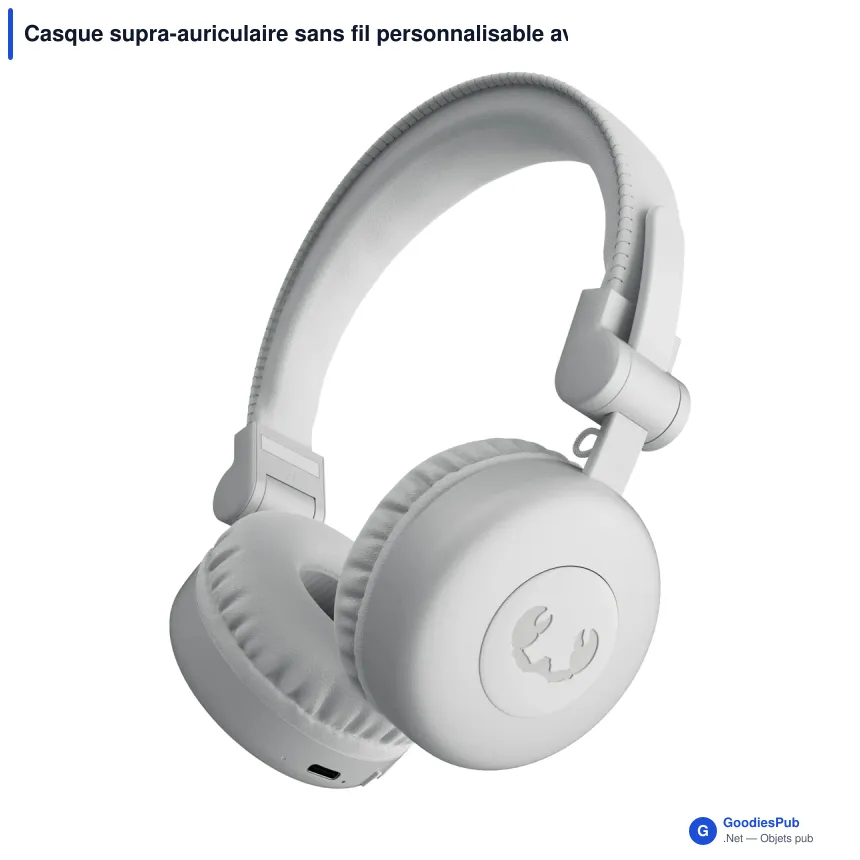 Casque supra-auriculaire sans fil personnalisable avec logo - Fresh 'n Rebel Code Core - Image 5