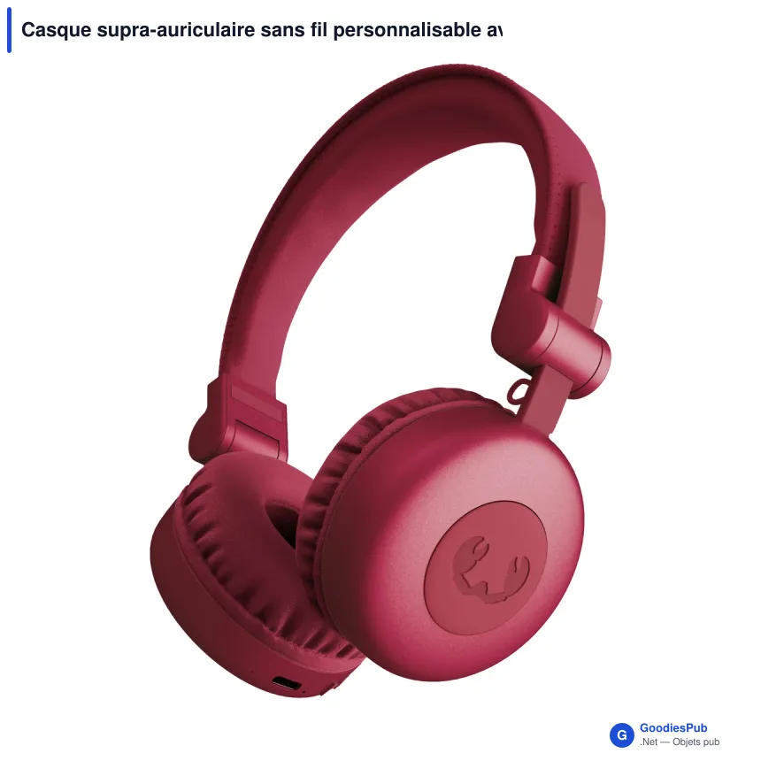 Casque supra-auriculaire sans fil personnalisable avec logo - Fresh 'n Rebel Code Core - Image 6