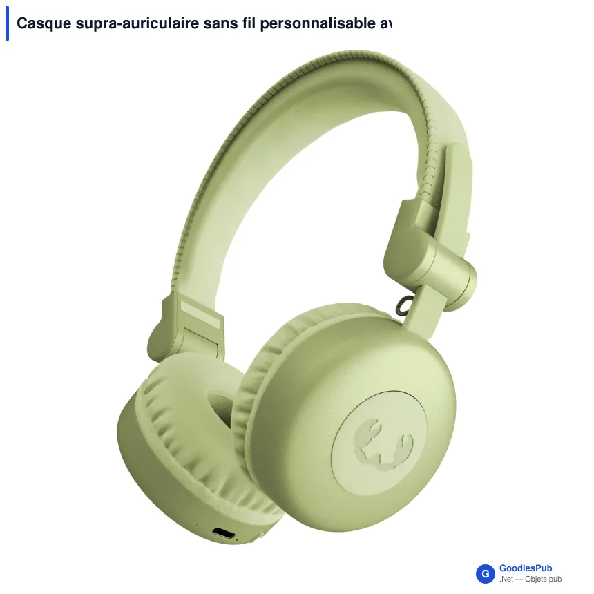 Casque supra-auriculaire sans fil personnalisable avec logo - Fresh 'n Rebel Code Core - Image 8