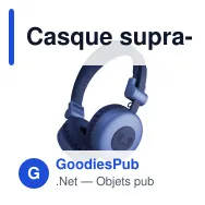 Casque supra-auriculaire sans fil personnalisable avec logo - Fresh 'n Rebel Code Core - Miniature 9