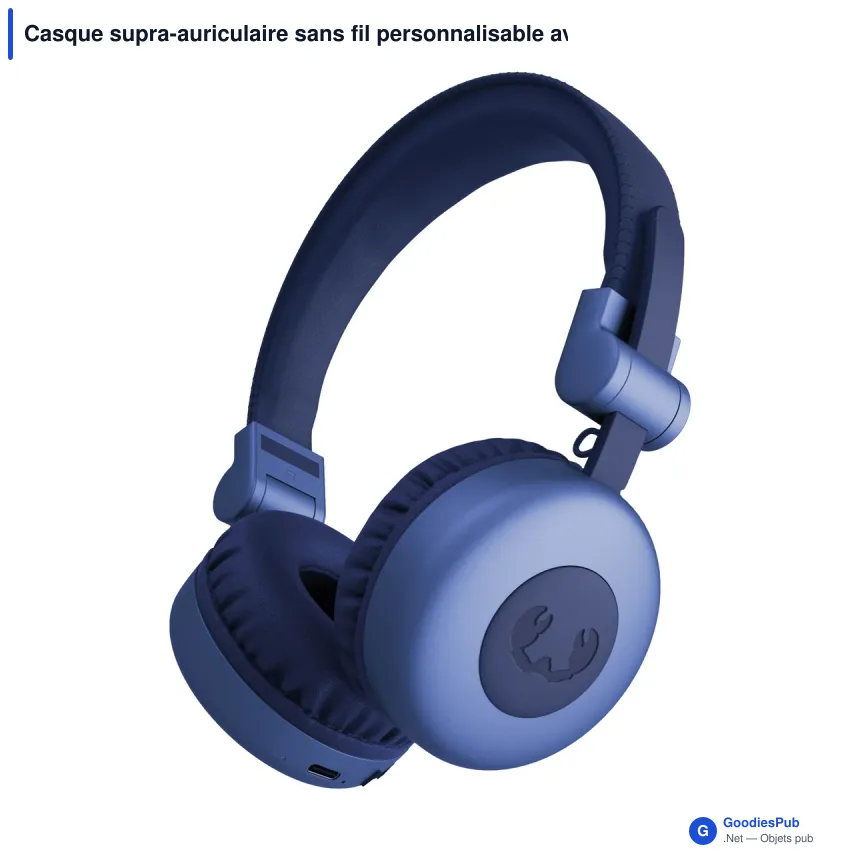 Casque supra-auriculaire sans fil personnalisable avec logo - Fresh 'n Rebel Code Core - Image 9