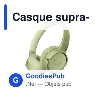 Casque supra-auriculaire sans fil personnalisable avec logo - Fresh 'n Rebel Code Fuse - Miniature 4