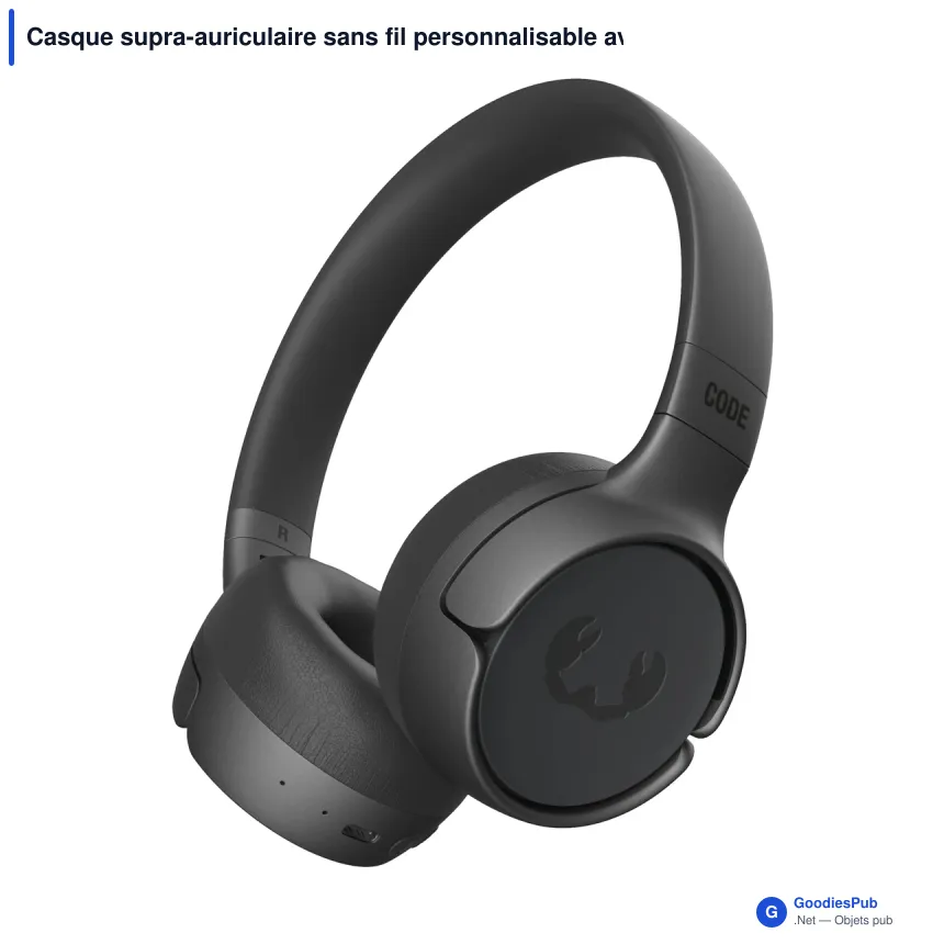 Casque supra-auriculaire sans fil personnalisable avec logo - Fresh 'n Rebel Code Fuse - Image 7