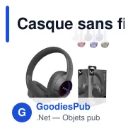 Casque sans fil personnalisable avec ENC et logo - Fresh 'n Rebel Clam Core - Miniature 1