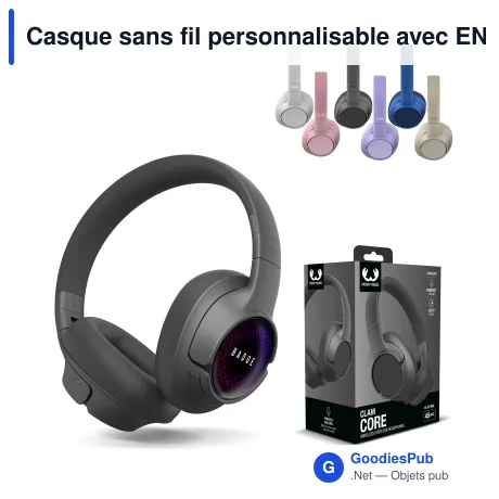 Casque sans fil personnalisable avec ENC et logo - Fresh 'n Rebel Clam Core