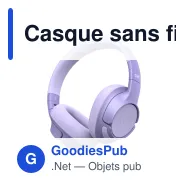 Casque sans fil personnalisable avec ENC et logo - Fresh 'n Rebel Clam Core - Miniature 2