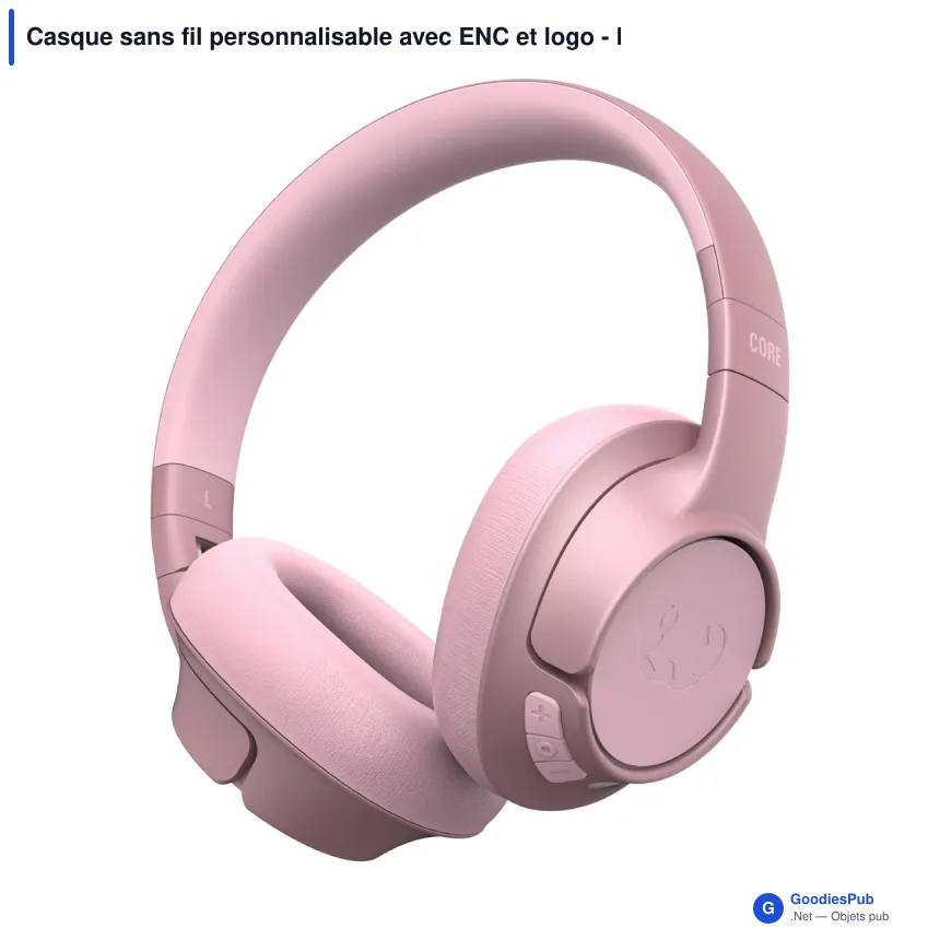 Casque sans fil personnalisable avec ENC et logo - Fresh 'n Rebel Clam Core - Image 3