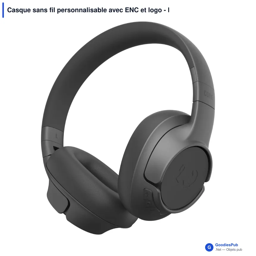 Casque sans fil personnalisable avec ENC et logo - Fresh 'n Rebel Clam Core - Image 4