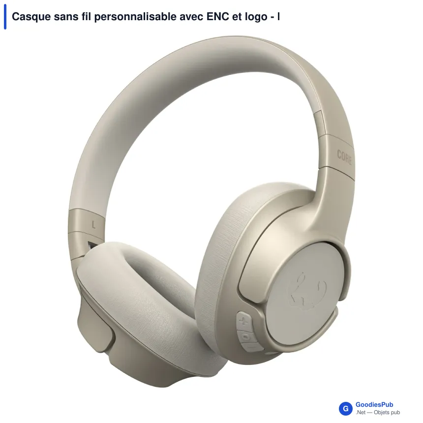 Casque sans fil personnalisable avec ENC et logo - Fresh 'n Rebel Clam Core - Image 6