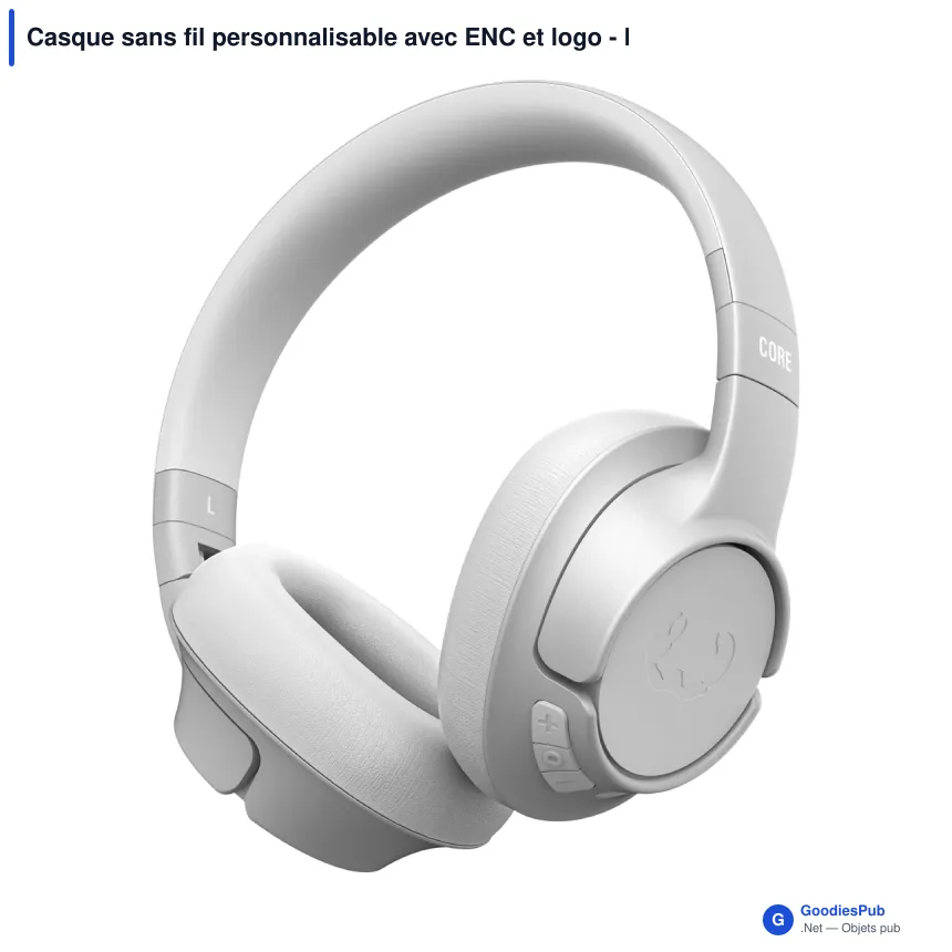 Casque sans fil personnalisable avec ENC et logo - Fresh 'n Rebel Clam Core - Image 7