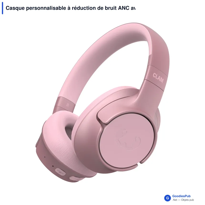 Casque personnalisable à réduction de bruit ANC avec logo - Fresh 'n Rebel Clam Fuse - Image 2