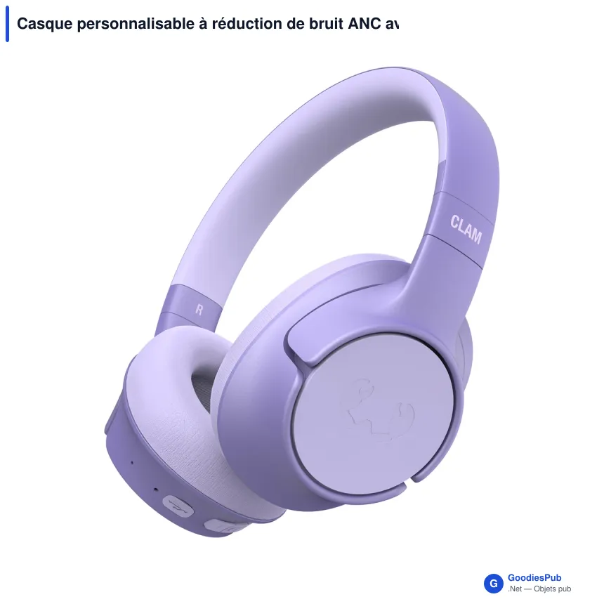 Casque personnalisable à réduction de bruit ANC avec logo - Fresh 'n Rebel Clam Fuse - Image 3
