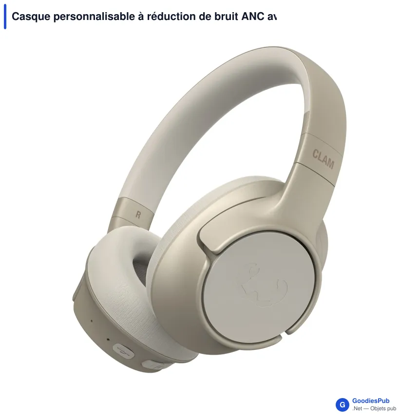 Casque personnalisable à réduction de bruit ANC avec logo - Fresh 'n Rebel Clam Fuse - Image 4