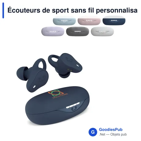 Écouteurs de sport sans fil personnalisables avec logo - Fresh 'n Rebel
