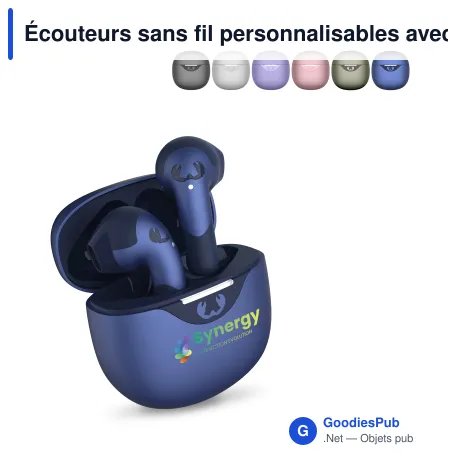 Écouteurs sans fil personnalisables avec ENC et logo - Fresh 'n Rebel Twins Blaze
