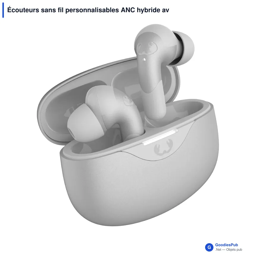 Écouteurs sans fil personnalisables ANC hybride avec logo - Fresh 'n Rebel Twins Ace - Image 4