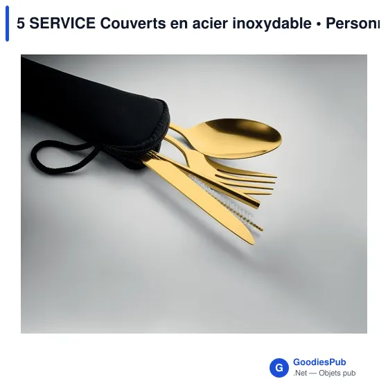 5 SERVICE Couverts en acier inoxydable - Image 11